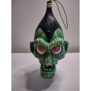Gemmy motion activated Shrunken head, Halloween 2001 tested works